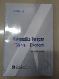 Matematika Terapan untuk Bisnis dan Ekonomi Edisi Kedua