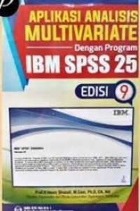 Aplikasi Analisis Multivariate Dengan Program IBM SPSS 25