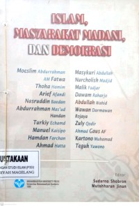 Islam, Masyarakat Madani, dan Demokrasi