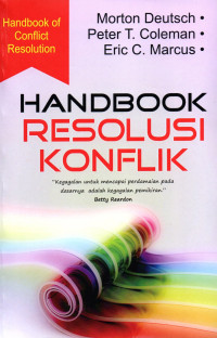 Handbook Resolusi Konflik