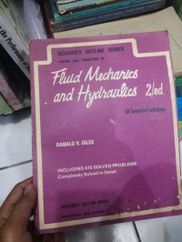 Image of Fluid Mechanics and Hydraulics SI Edition