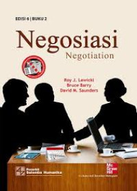 Negosiasi Negotiatian Edisi 6 Buku 1