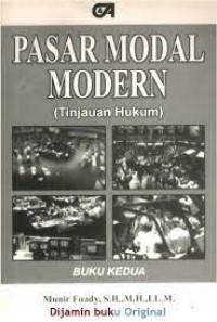 Pasar Modal Modern (Tinjauan Hukum) Buku Kedua