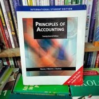 Principles of Accounting Twenty-Second Edition