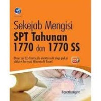 Sekejab Mengisi SPT Tahunan 1770 dan 1770 ss