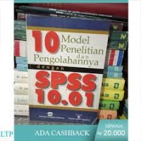 Image of Sepuluh Model (10) Penelitian dan Pengolahannya Dengan SPSS 10.01