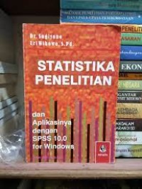 Statitsika Penelitian Dan Aplikasinya Dengan SPSS 10.0 For Windows