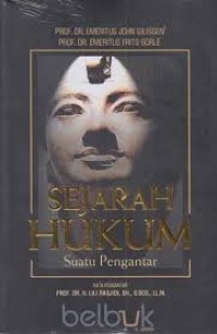 Sejarah Hukum: Suatu Pengantar