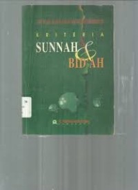 Kriteria Sunnah dan Bid\'ah (Rak No.: 59)