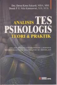 Analisis Tes Psikologis : Dalam Penyelengaraan Bimbingan di Sekolah