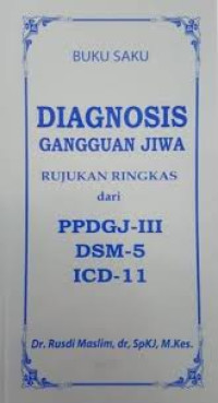 Buku Saku Diagnosis Gangguan Jiwa