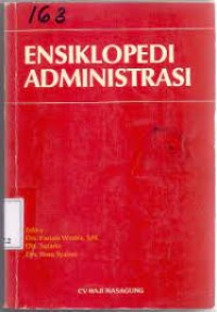 Image of Ensiklopedi Administrasi