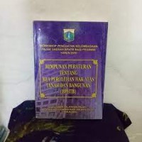 Himpunan Peraturan BPHTB dan Peraturan Terkait