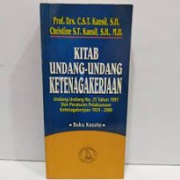 Kitab Undang-Undang Ketenagakerjaan