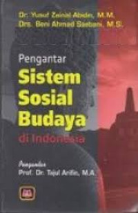 Pengantar Sistem Sosial Budaya di Indonesia