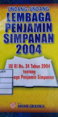 Undang-Undang Lembaga Penjamin Simpanan 2004