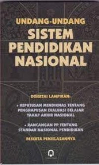 Undang-Undang Sisitem Pendidikan Nasional