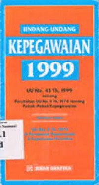 UU Kepegawaian 1999