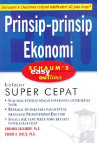 Schaums easy Outlines Prinsip-Prinsip Ekonomi