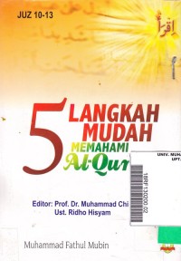 5 Langkah Mudah Memahami Al-Qur'an juz 10-13